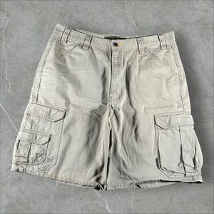 Vintage Levi's Silvertab Cargo Shorts Men 38 Beige Baggy Y2K Skater Grunge 2000s